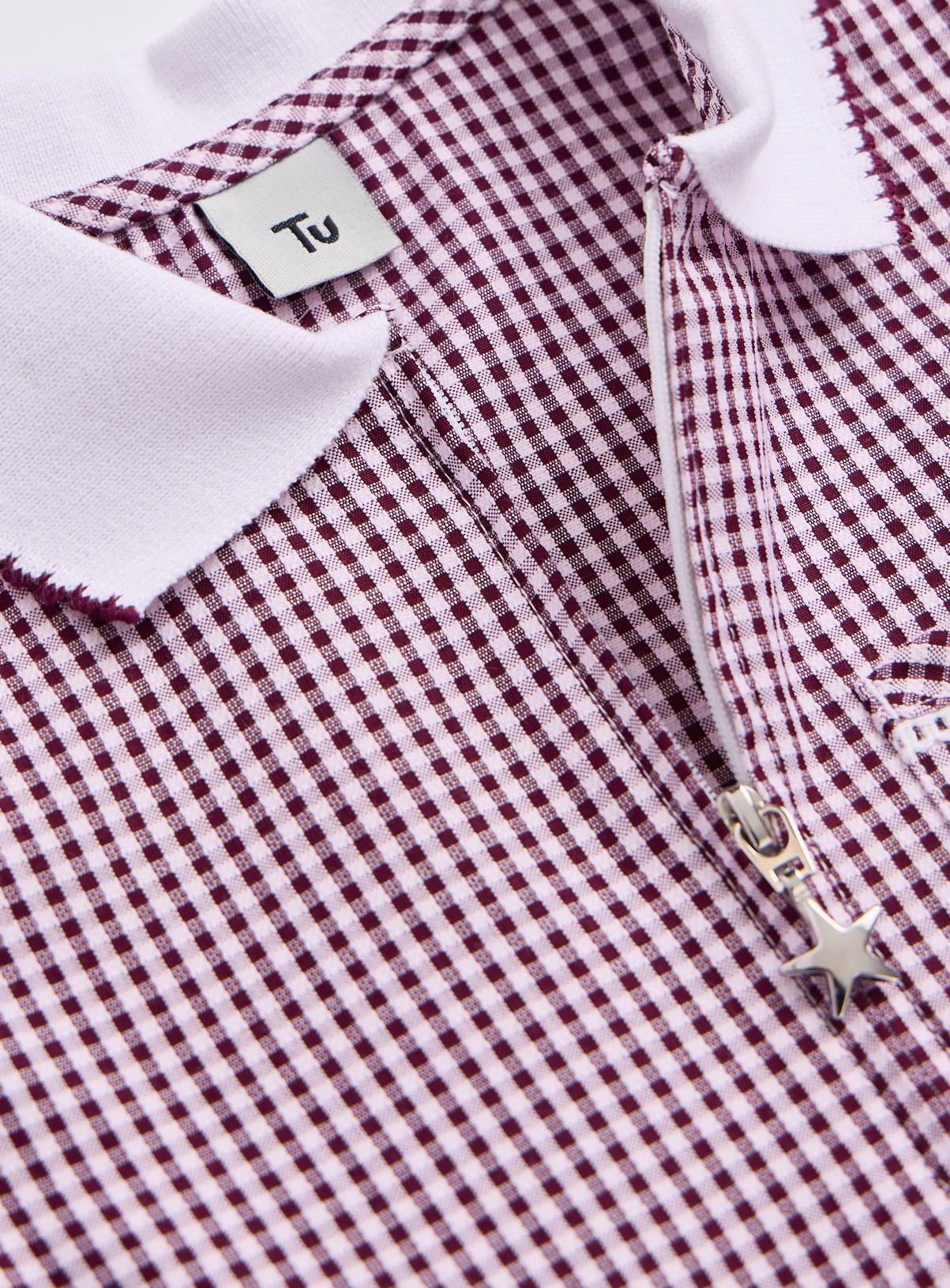 Purple Gingham Playsuits 2 Pack 4 years - Image 3